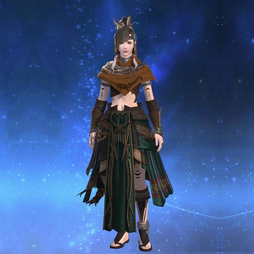 キタンナ・レンジャーアタイア's gearset image female.