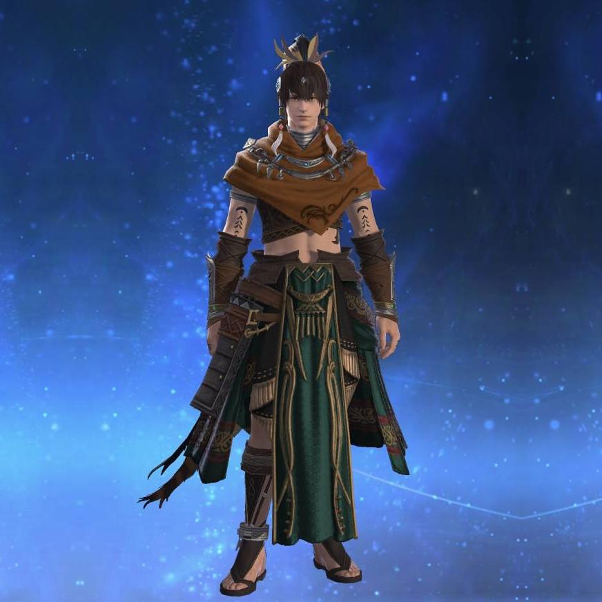 キタンナ・レンジャーアタイア's gearset image male.