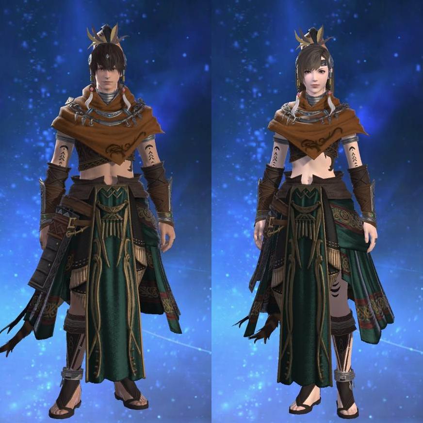 キタンナ・レンジャーアタイア's gearset image.