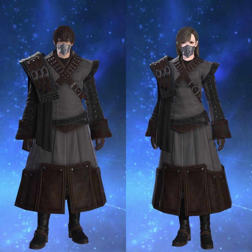 Augmented Crystarium Robe of Casting's gearset image.