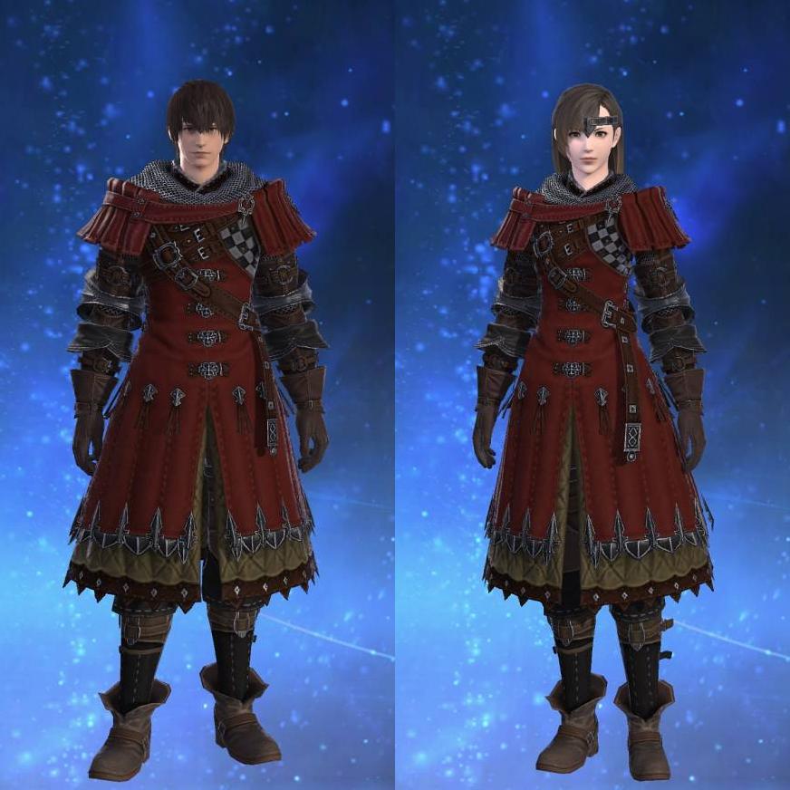 Augmented Crystarium Tabard of Maiming's gearset image.