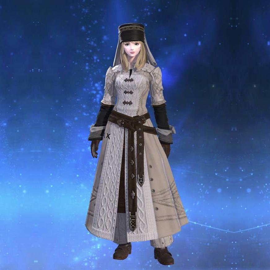 クリスタリウム・ヒーラーアタイアRE's gearset image female model.
