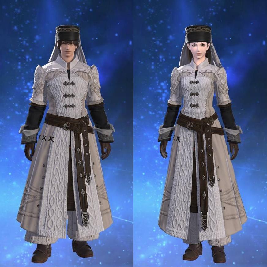 Augmented Crystarium Robe of Healing's gearset image.