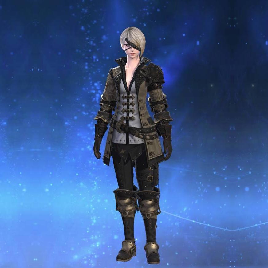 クリスタリウム・レンジャーアタイアRE's gearset image female model.