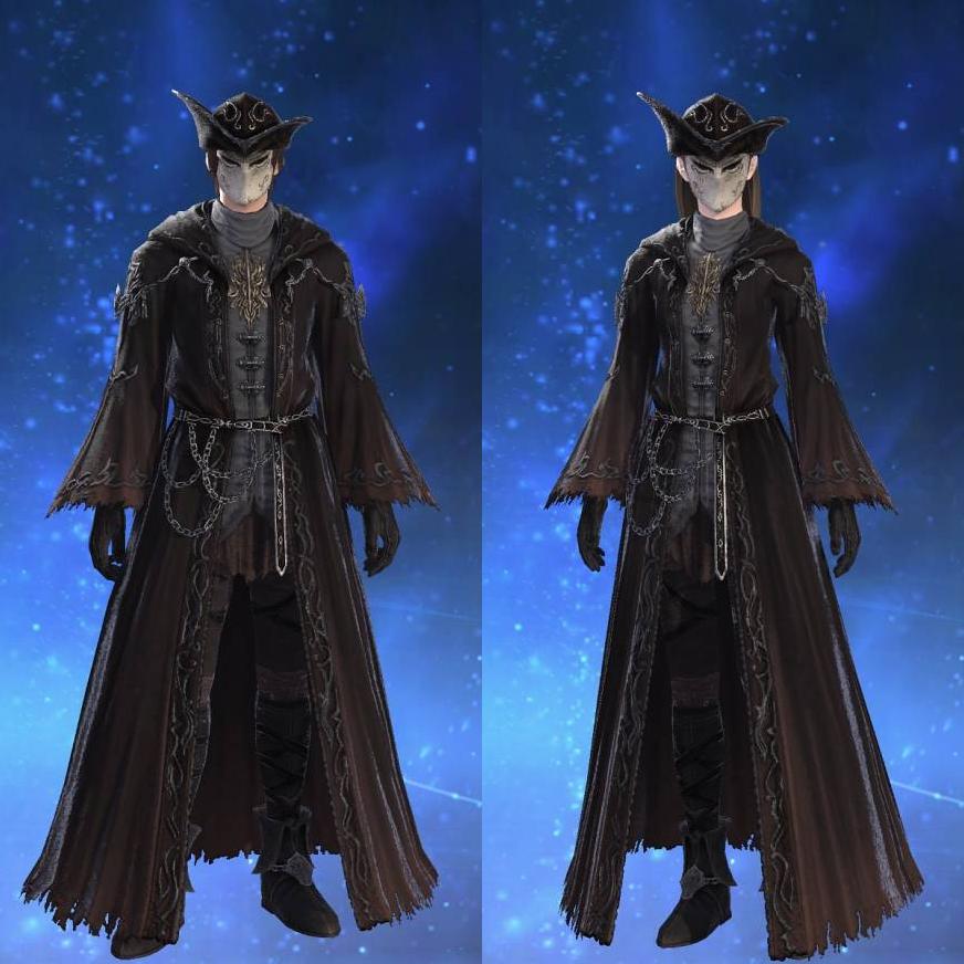 Augmented Cryptlurker's Robe of Casting's gearset image.