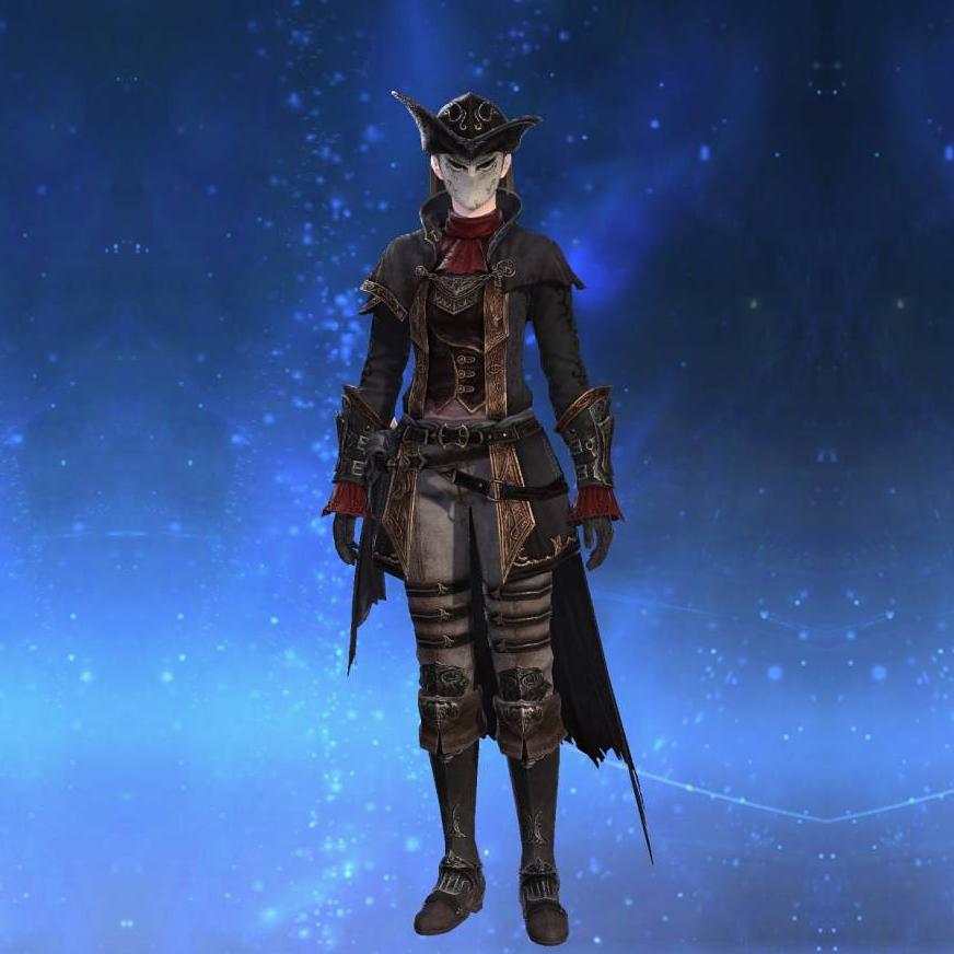 Augmented Cryptlurker's Corselet of Striking's gearset image female.