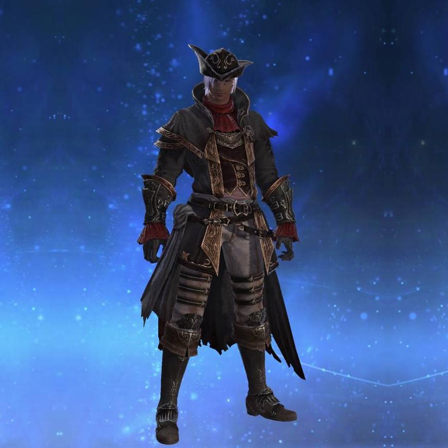 Augmented Cryptlurker's Corselet of Striking's gearset image male model.
