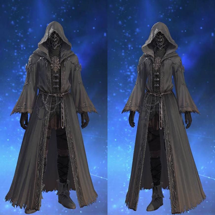 Augmented Cryptlurker's Robe of Healing's gearset image.
