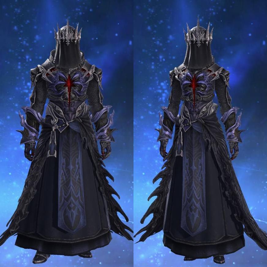 シャドウレス・ディフェンダーアタイア's gearset image.