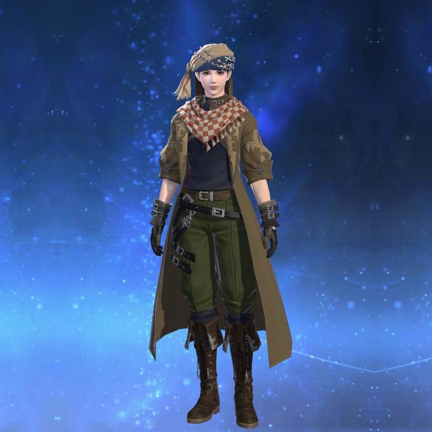 Swallowskin Coat's gearset image female.