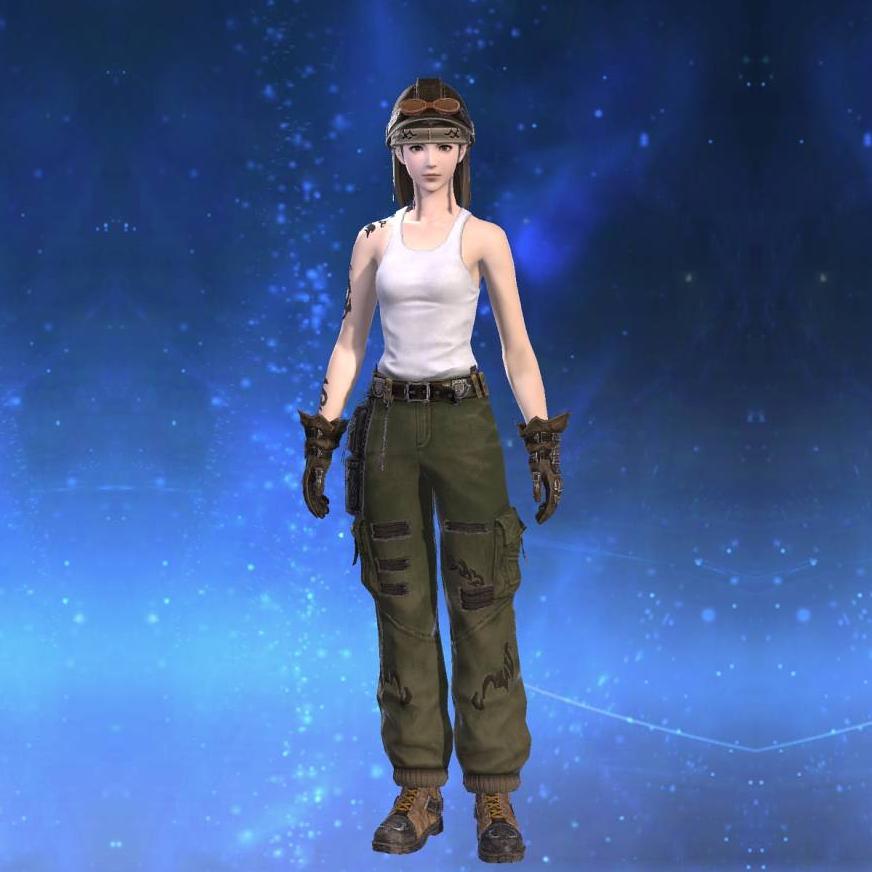 Skyworker's Singlet's gearset image female.