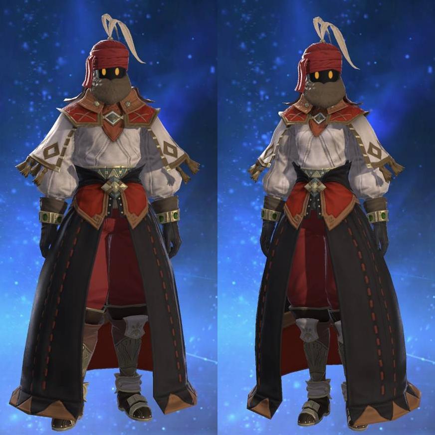 Zonureskin Robe of Gathering's gearset image.