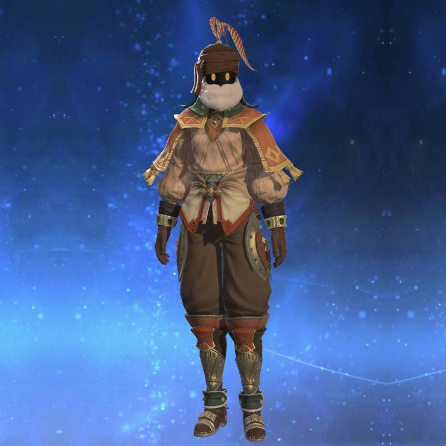 Zonureskin Jacket of Crafting's gearset image female.