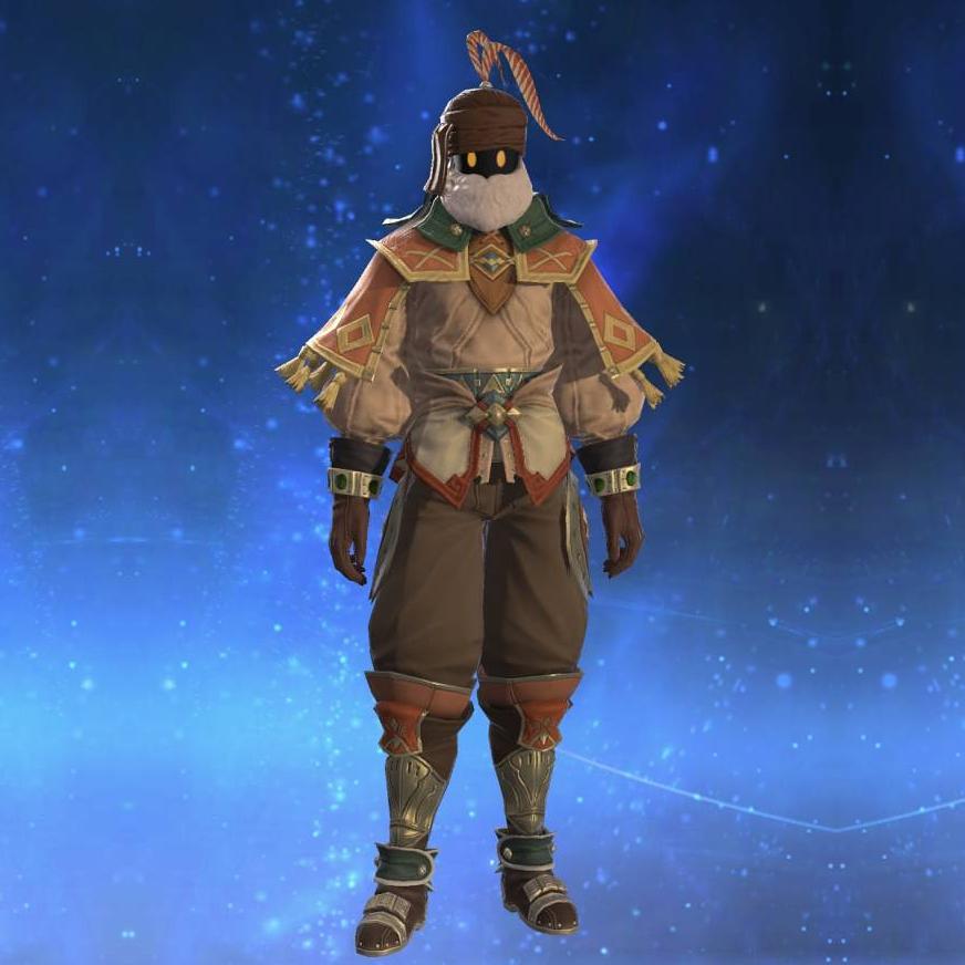 Zonureskin Jacket of Crafting's gearset image male.