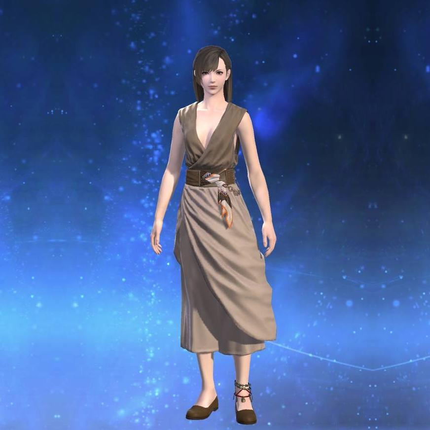 Dalmascan Draped Top's gearset image female.