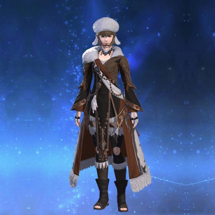 Ovim Wool Coat of Striking's gearset image female.