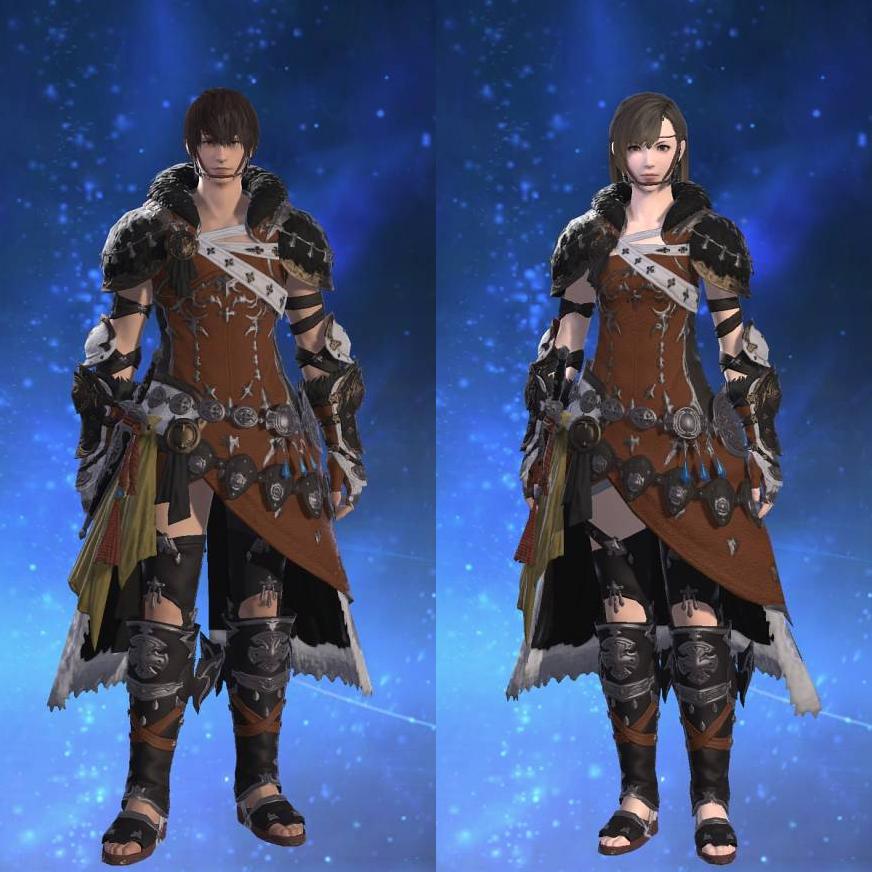 チタンブロンズ・スレイヤーアタイア's gearset image.