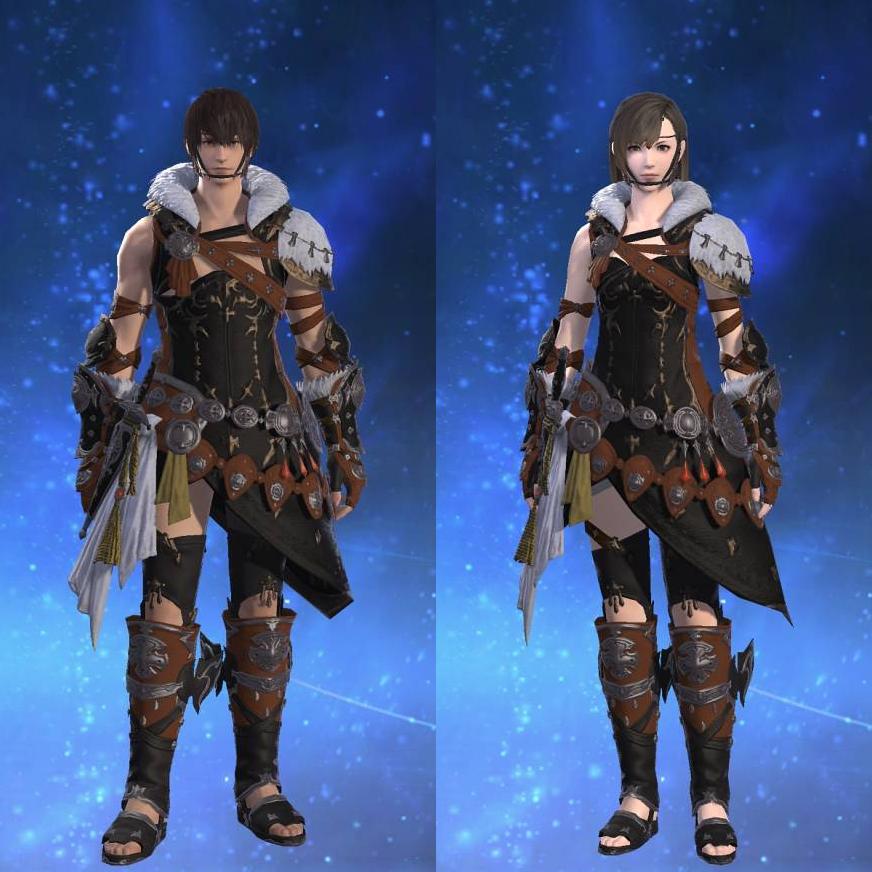 チタンブロンズ・ディフェンダーアタイア's gearset image.