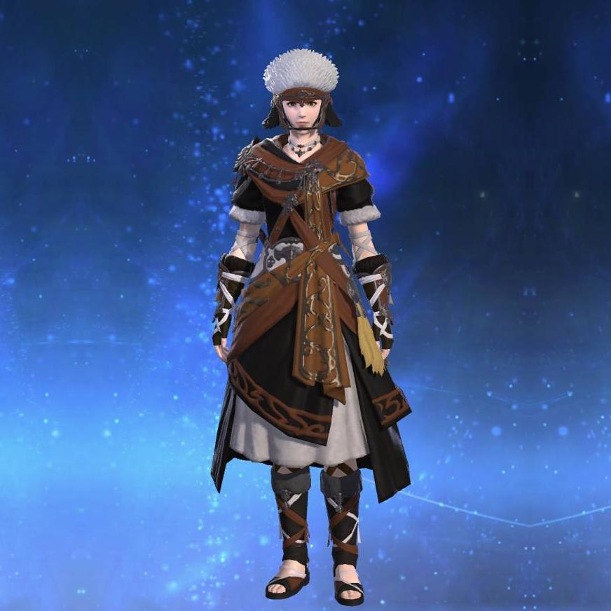 Ovim Wool Tunic of Aiming's gearset image female.