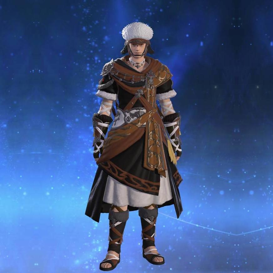 Ovim Wool Tunic of Aiming's gearset image male.