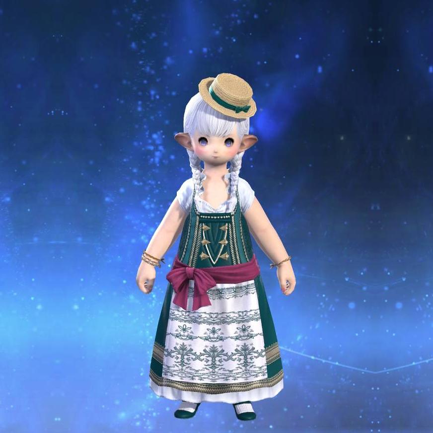Dirndl's Bodice's gearset image female model.