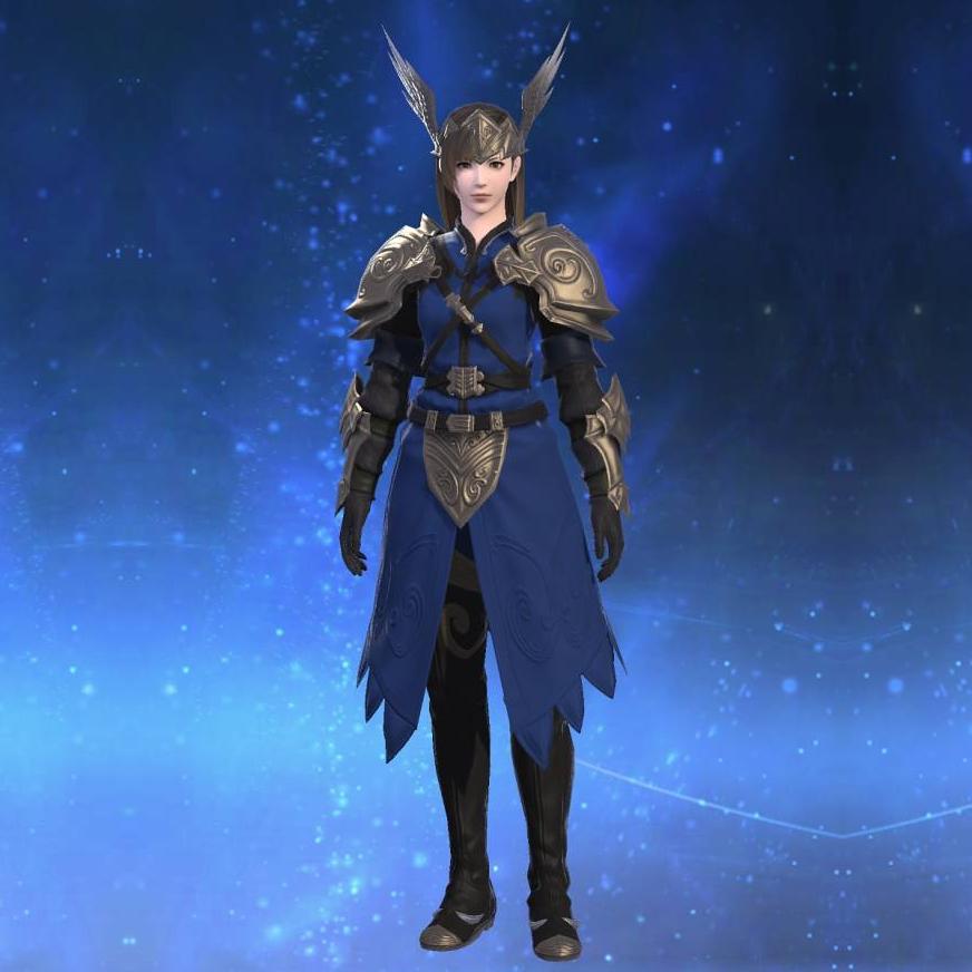 Deepgold Mail of Fending's gearset image female.