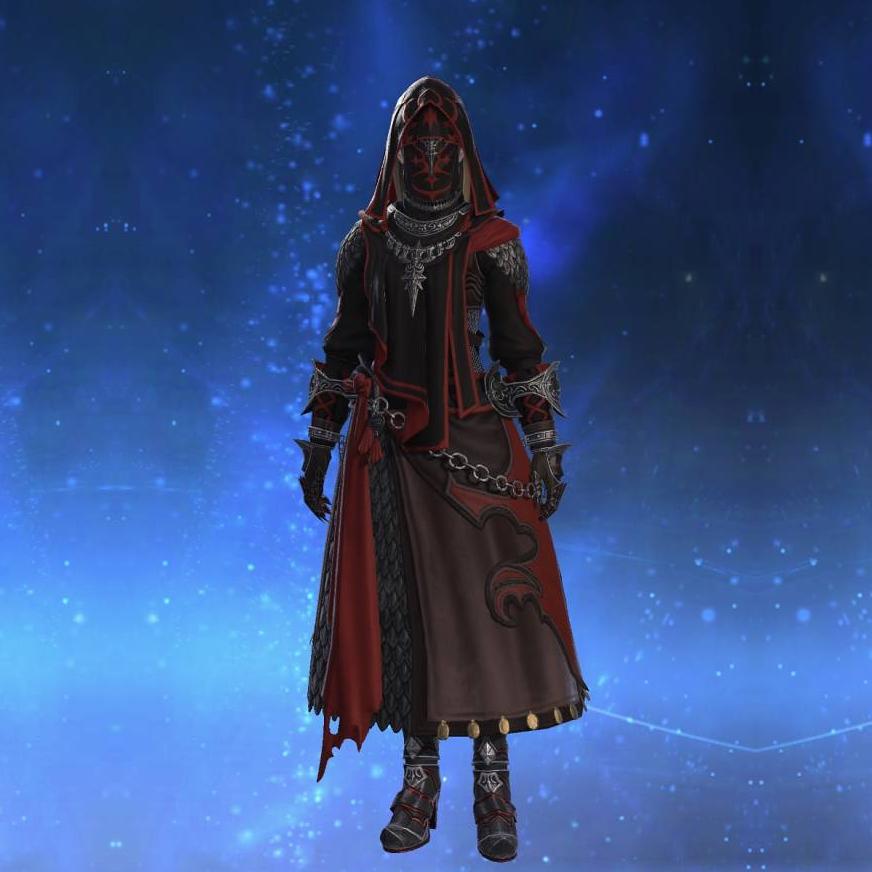 Augmented Deepshadow Scale Mail of Casting's gearset image female.