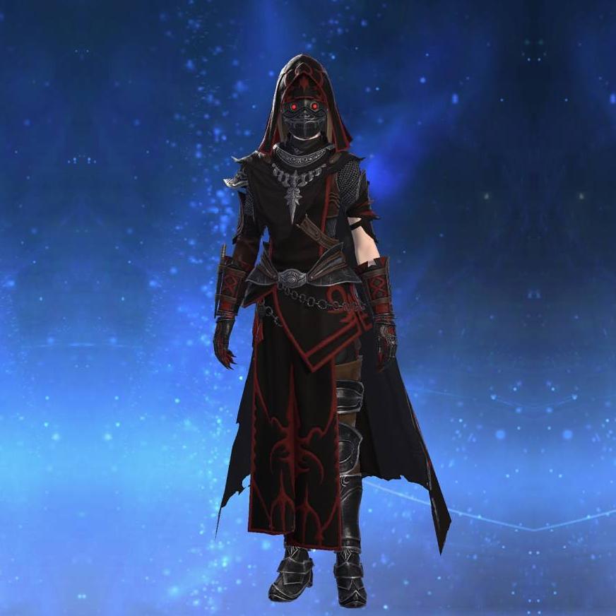 Augmented Deepshadow Scale Mail of Scouting's gearset image female.