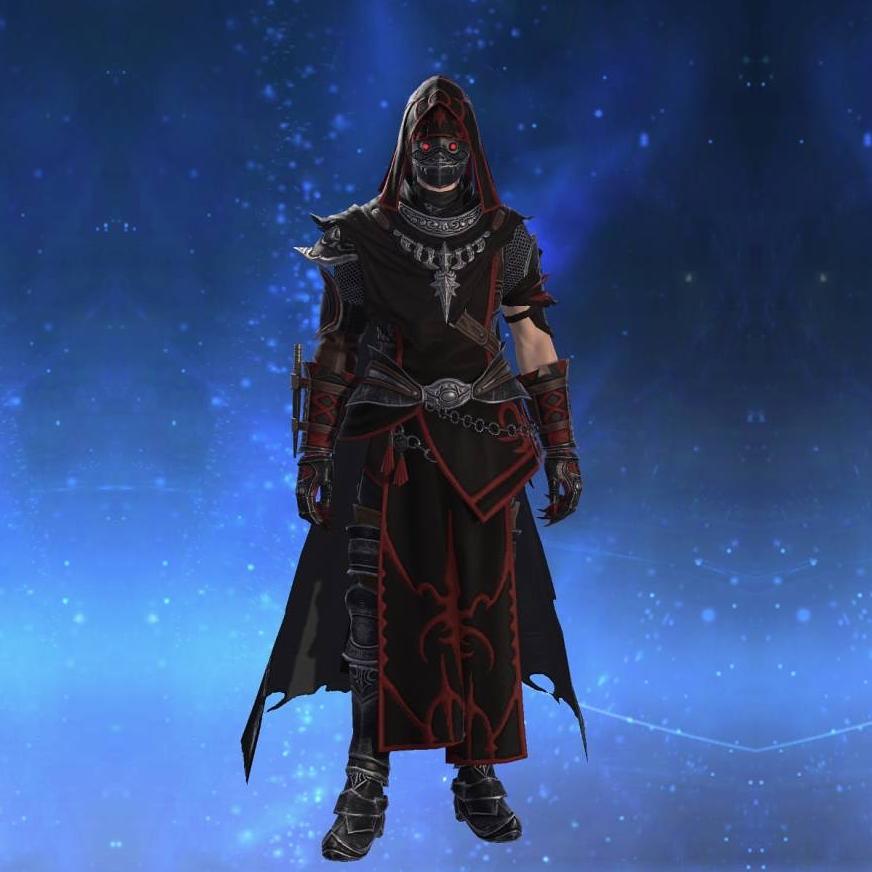 Augmented Deepshadow Scale Mail of Scouting's gearset image male.