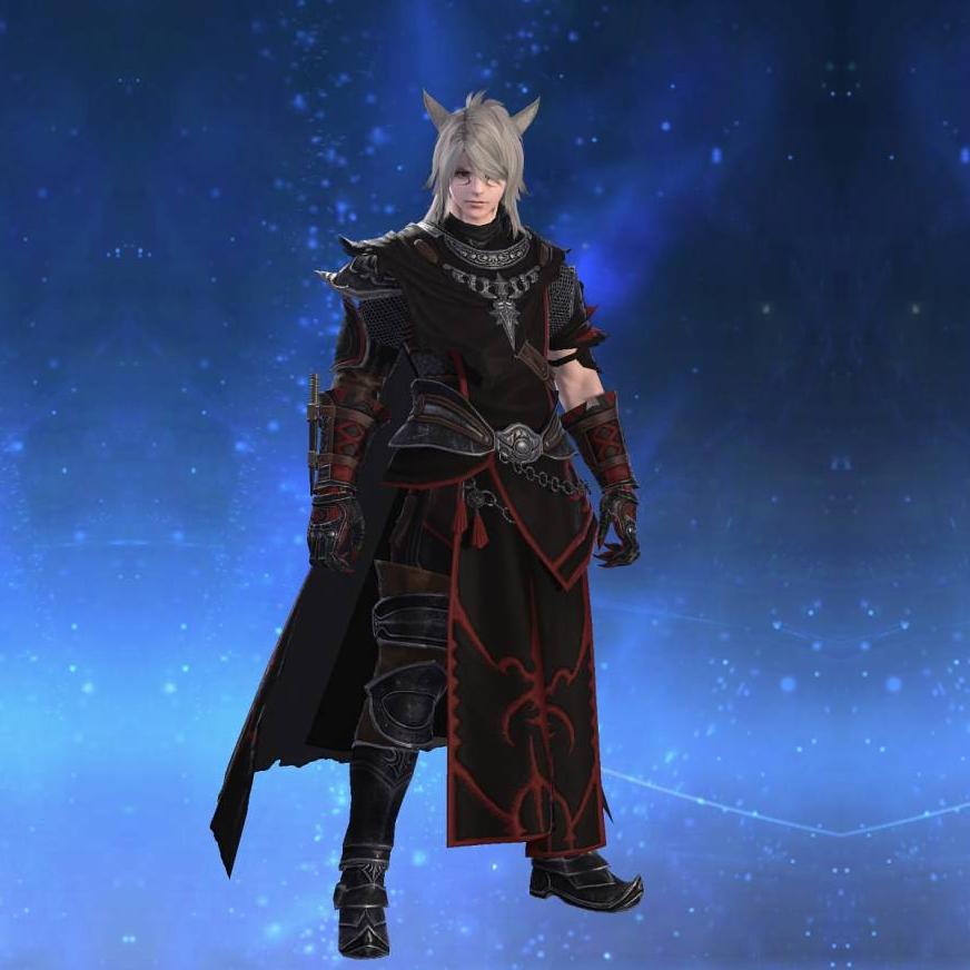 Augmented Deepshadow Scale Mail of Scouting's gearset image male model.