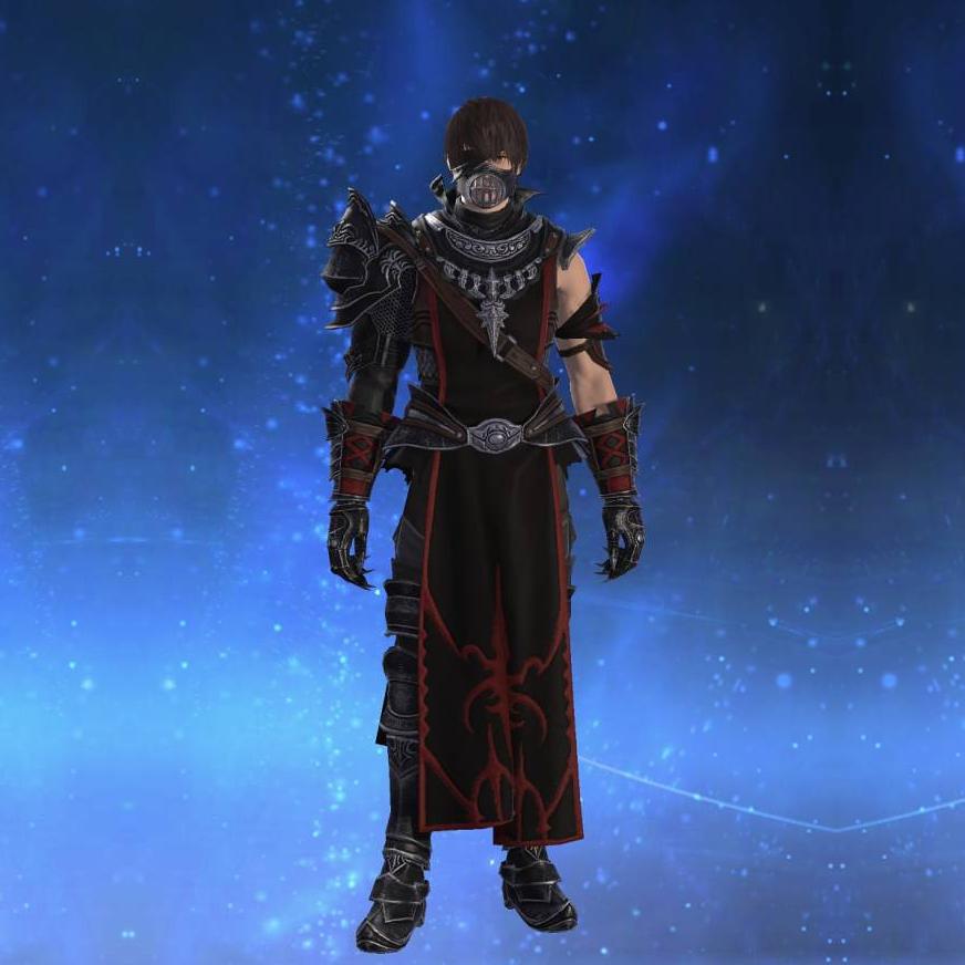 Augmented Deepshadow Scale Mail of Striking's gearset image male.