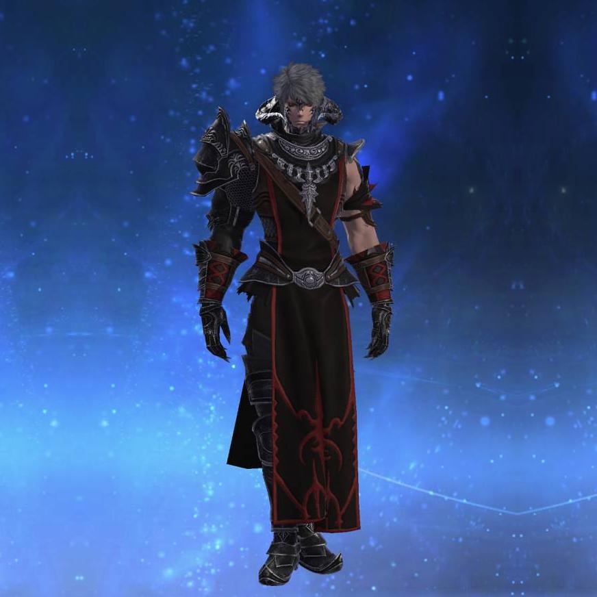 Augmented Deepshadow Scale Mail of Striking's gearset image male model.