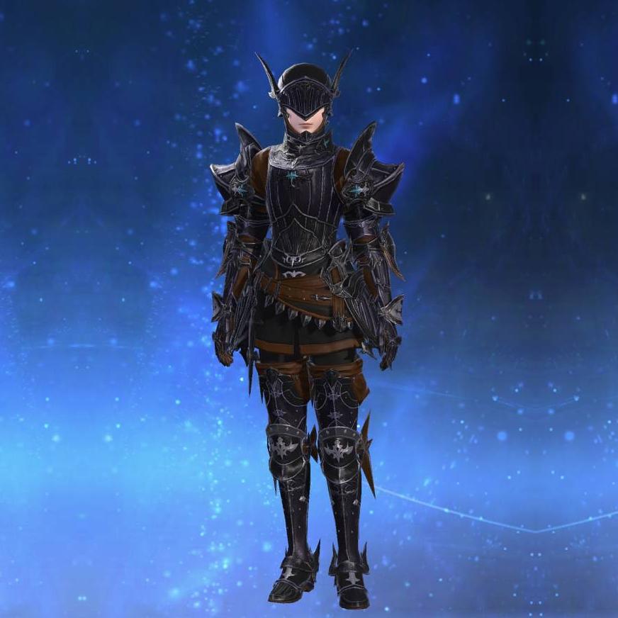 Augmented Deepshadow Cuirass of Maiming's gearset image female.