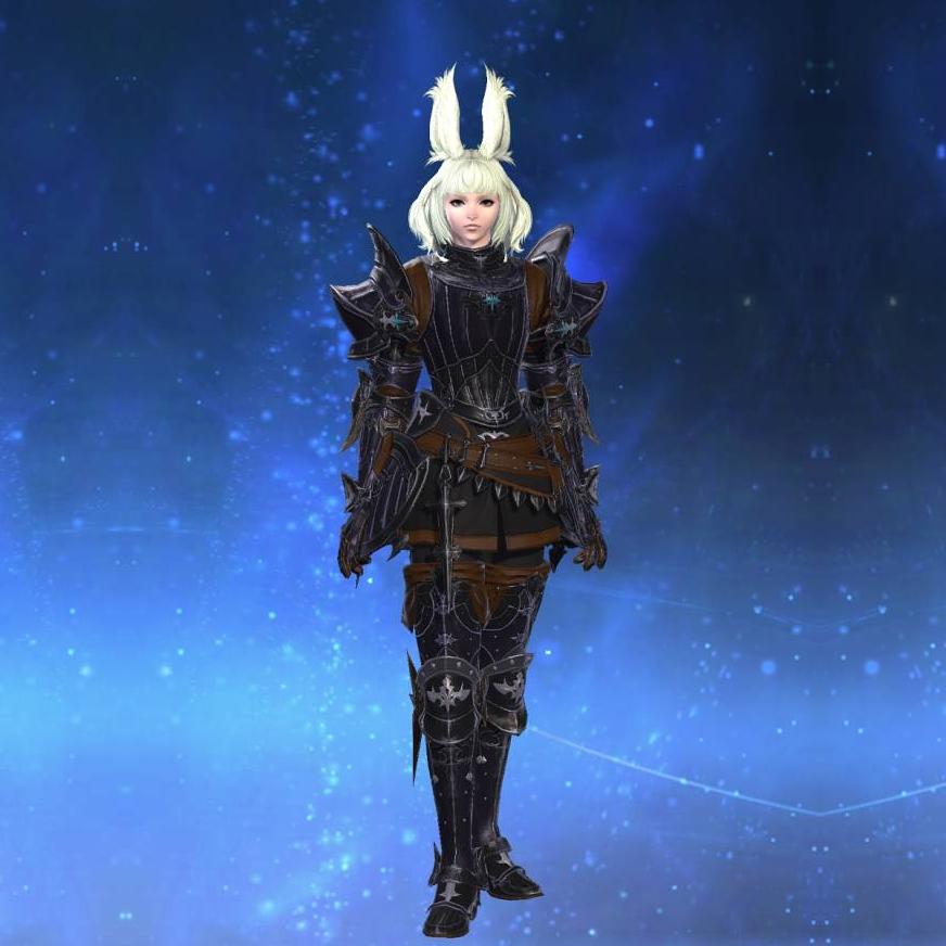 Augmented Deepshadow Cuirass of Maiming's gearset image female model.