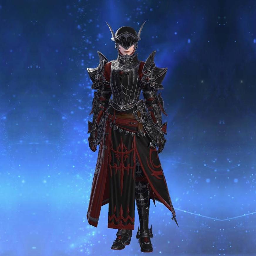 Augmented Deepshadow Cuirass of Fending's gearset image female.