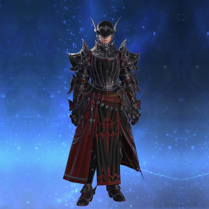 Augmented Deepshadow Cuirass of Fending's gearset image male.