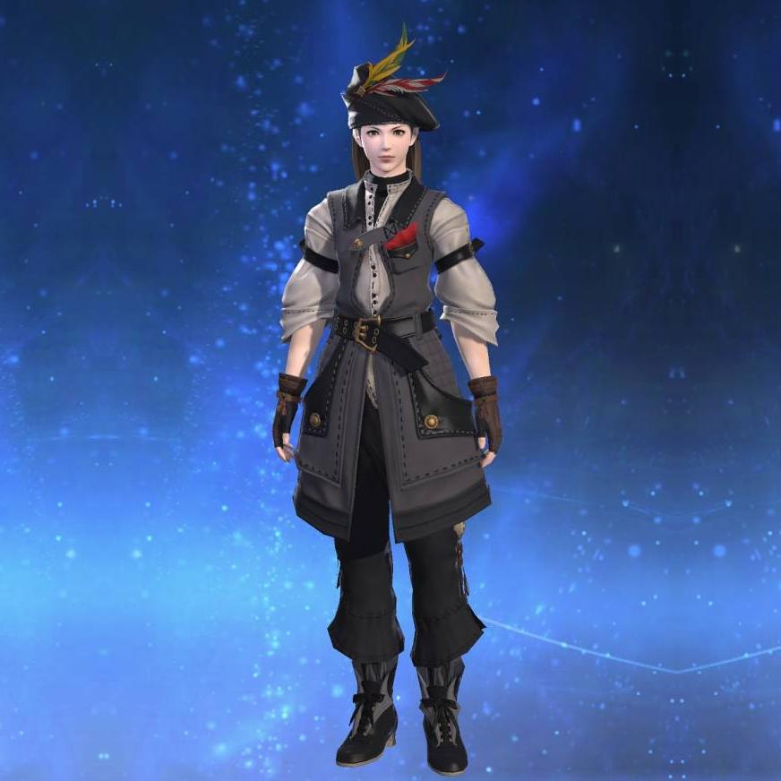 Dwarven Cotton Jacket's gearset image female.