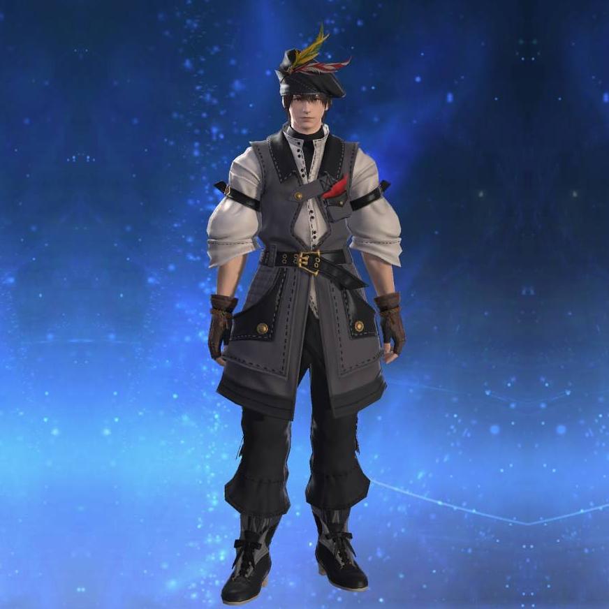 Dwarven Cotton Jacket's gearset image male.