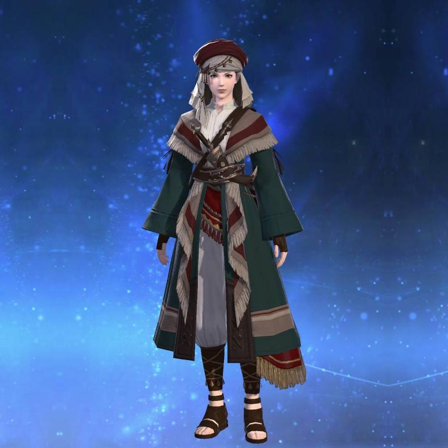 Nabaath Coat of Scouting's gearset image female.