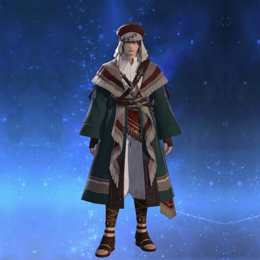 Nabaath Coat of Scouting's gearset image male.