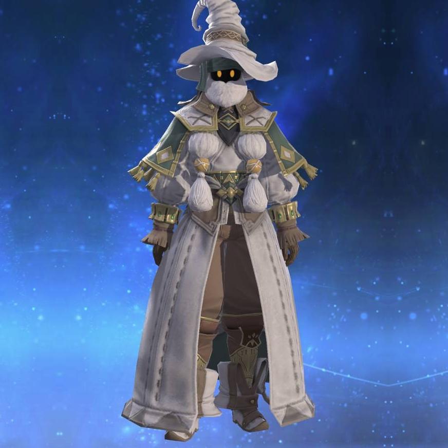 Swallowskin Robe of Healing's gearset image male.