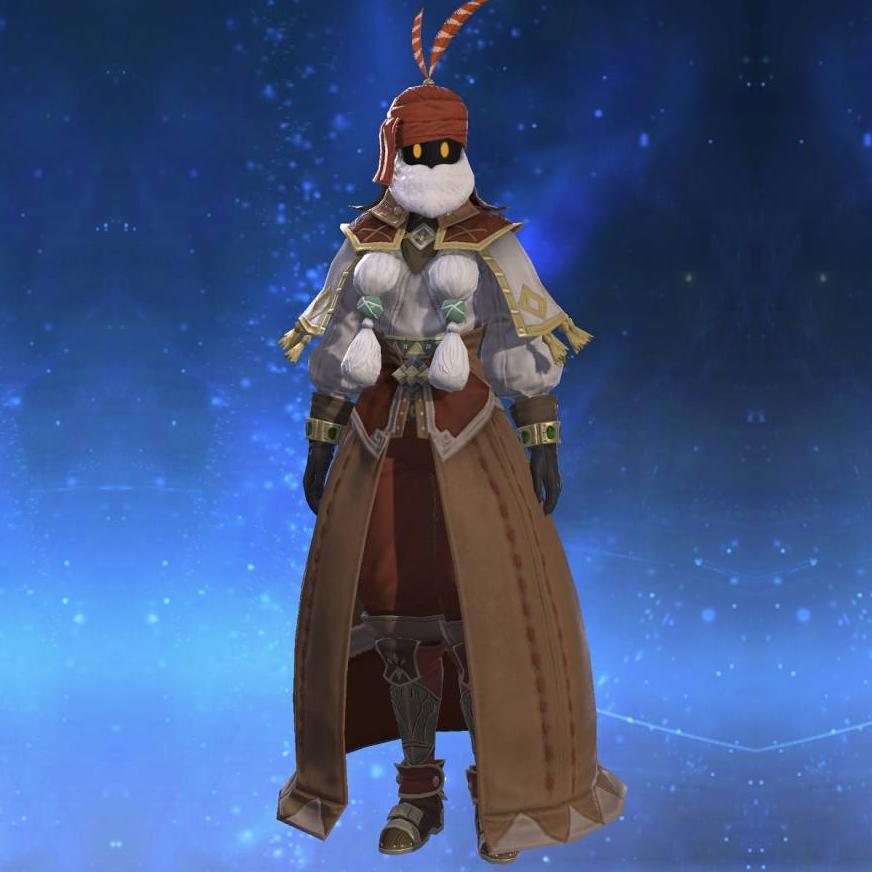 Swallowskin Robe of Aiming's gearset image female.