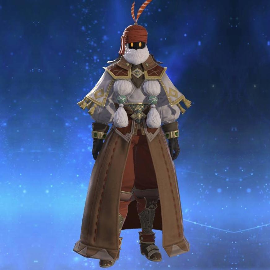 Swallowskin Robe of Aiming's gearset image male.