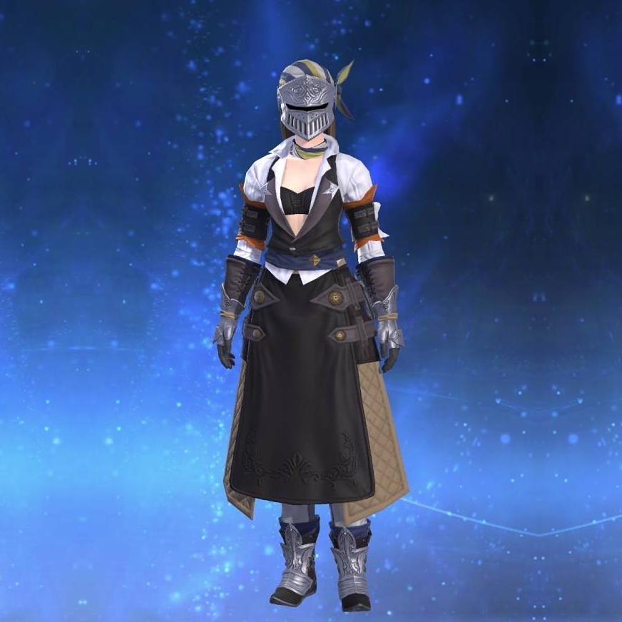 Hammerfiend's Costume Apron's gearset image female.