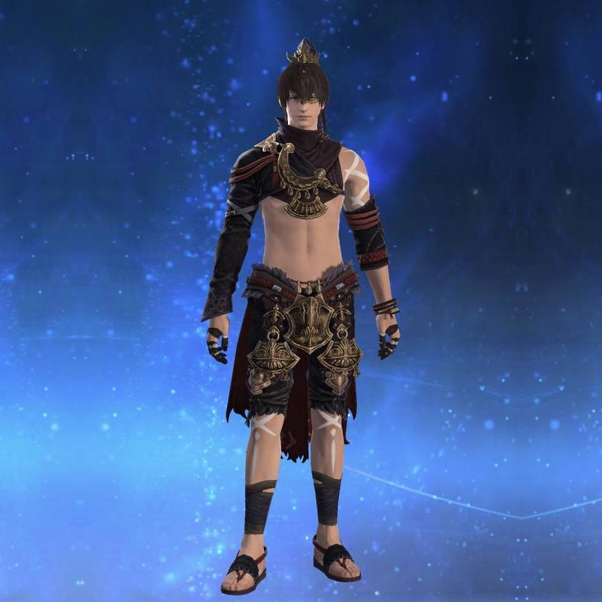 パガルザン・キャスターアタイア's gearset image male.