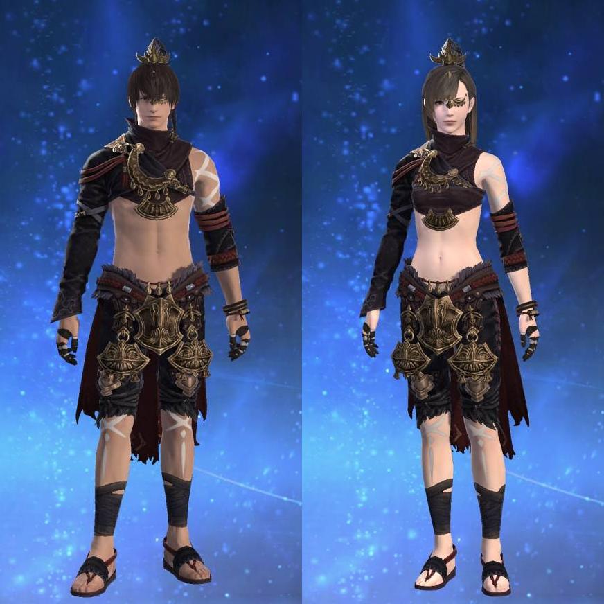 パガルザン・キャスターアタイア's gearset image.