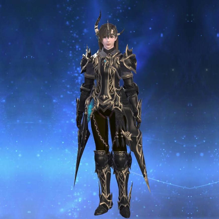 The Forgiven's Mail of Maiming's gearset image female.