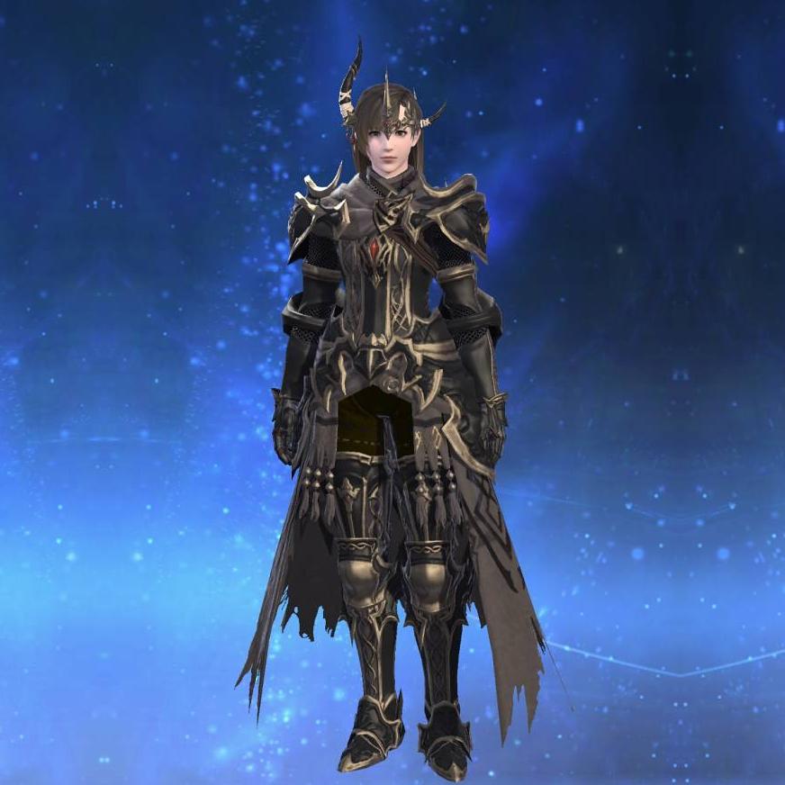 The Forgiven's Armor of Fending's gearset image female.