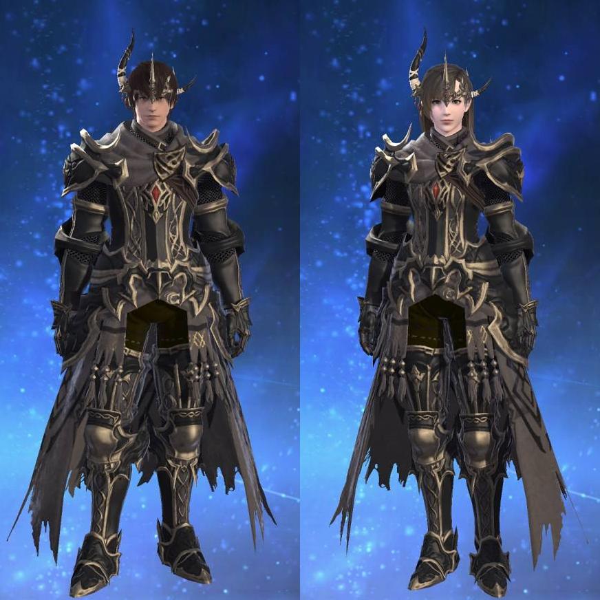 The Forgiven's Armor of Fending's gearset image.