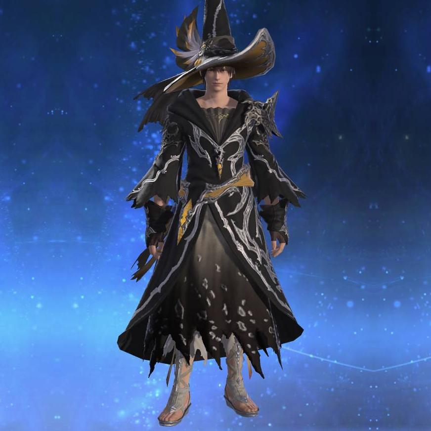 The Forgiven's Robe of Healing's gearset image male.